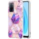 Защитный чехол Deexe Marble Pattern OPPO A54 - Light Purple (234139LV). Фото 1 из 4