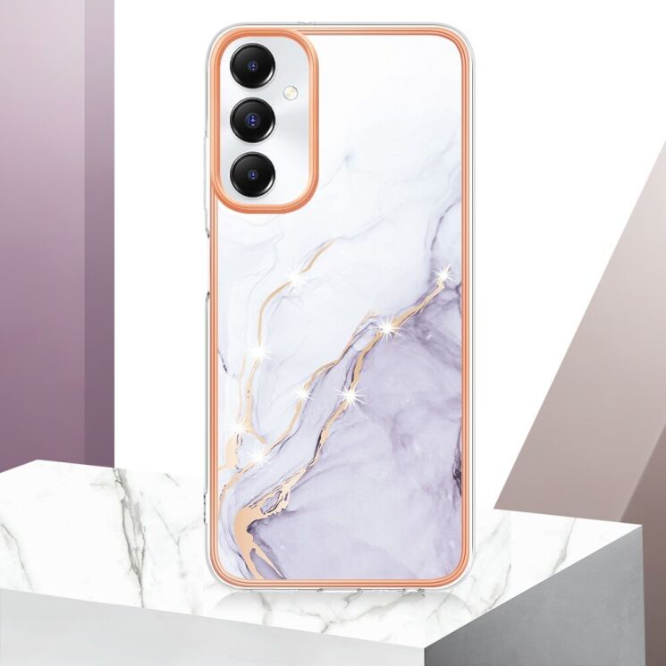 Защитный чехол Deexe Marble Style для Samsung Galaxy A05s (A057) - Purple: фото 5 из 6