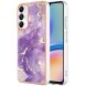 Защитный чехол Deexe Marble Style для Samsung Galaxy A05s (A057) - Purple (340333V). Фото 1 из 6
