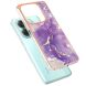 Защитный чехол Deexe Marble Style для Xiaomi Redmi Note 14 Pro 5G / Note 14 Pro Plus / Poco X7 - Purple (373258V). Фото 2 из 6