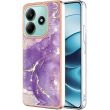 Защитный чехол Deexe Marble Style для Xiaomi Redmi Note 14 Pro 5G / Note 14 Pro Plus / Poco X7 - Purple (373258V)