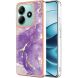 Защитный чехол Deexe Marble Style для Xiaomi Redmi Note 14 Pro 5G / Note 14 Pro Plus / Poco X7 - Purple (373258V). Фото 1 из 6