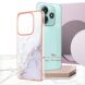 Защитный чехол Deexe Marble Style для Xiaomi Redmi Note 14 Pro 5G / Note 14 Pro Plus / Poco X7 - Purple (373258V). Фото 6 из 6