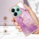 Защитный чехол Deexe Marble Style для Xiaomi Redmi Note 14 Pro 5G / Note 14 Pro Plus / Poco X7 - Purple (373258V). Фото 4 из 6