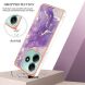Защитный чехол Deexe Marble Style для Xiaomi Redmi Note 14 Pro 5G / Note 14 Pro Plus / Poco X7 - Purple (373258V). Фото 3 из 6