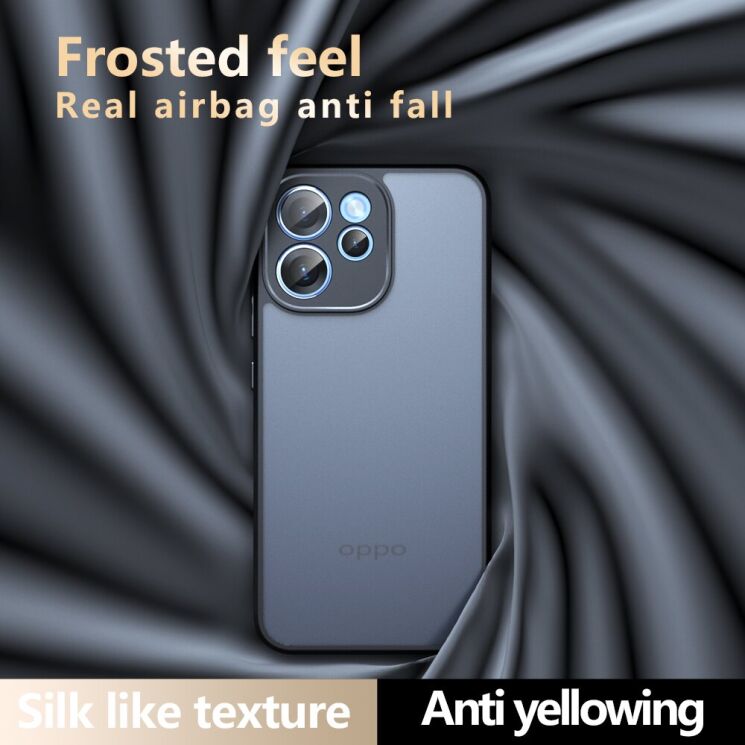 Защитный чехол Deexe Matte Skin для OPPO Reno 15 F - Black: фото 4 из 11