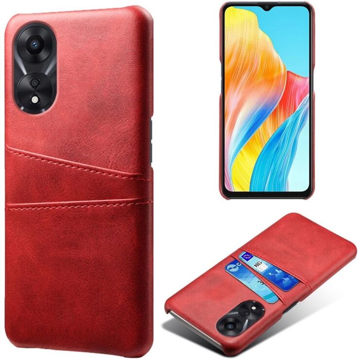 Защитный чехол Deexe Pocket Case для OPPO A38 / A18 - Red: фото 1 из 4