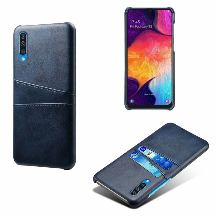 Захисний чохол Deexe Pocket Case для Samsung Galaxy A50 (A505) - Dark Blue: фото 1 з 5