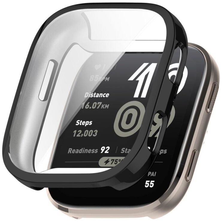 Захисний чохол Deexe Protective Frame для Xiaomi Amazfit Bip 6 - Black: фото 1 з 10