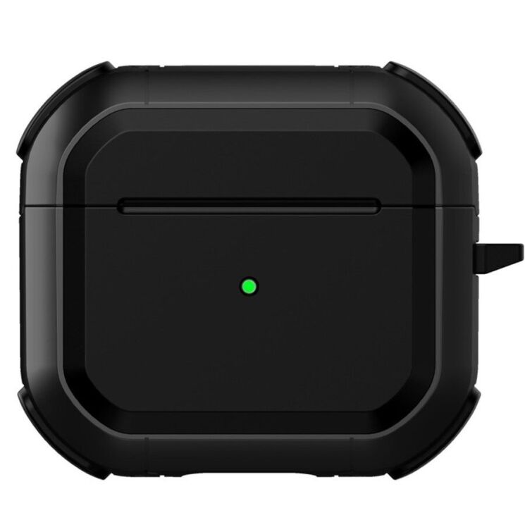 Защитный чехол Deexe Rugged Case для AirPods 3 - Black: фото 1 из 12