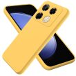 Защитный чехол Deexe Silicone Case для Infinix Note 40 Pro - Yellow (352011Y)