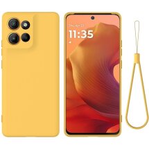 Защитный чехол Deexe Silicone Case для Motorola Moto G15 Power - Yellow: фото 1 из 9