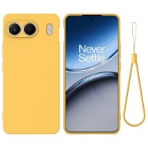 Защитный чехол Deexe Silicone Case для OnePlus Nord 4 - Yellow: фото 1 из 8