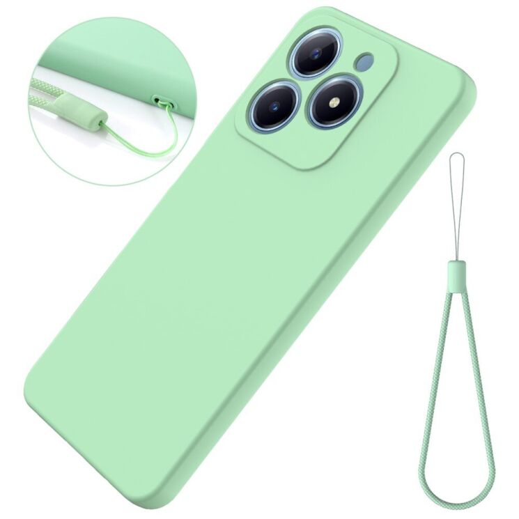 Защитный чехол Deexe Silicone Case для Realme C61 - Black: фото 6 из 7