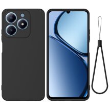 Защитный чехол Deexe Silicone Case для Realme C61 - Black: фото 1 из 7