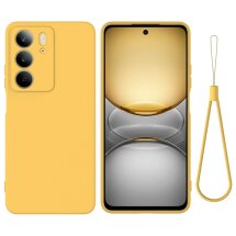 Защитный чехол Deexe Silicone Case для Realme C75 - Yellow: фото 1 из 8