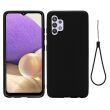 Защитный чехол Deexe Silicone Case для Samsung Galaxy A32 (А325) - Black (273062B)