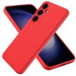 Защитный чехол Deexe Silicone Case для Samsung Galaxy S24 Plus - Red (343431R)