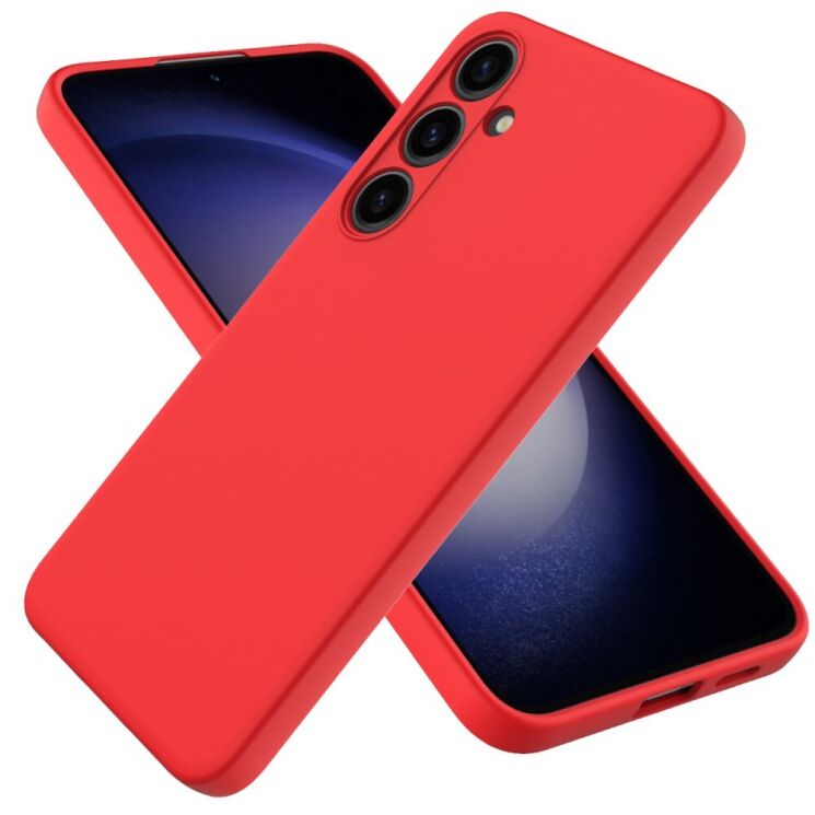 Защитный чехол Deexe Silicone Case для Samsung Galaxy S24 Plus - Red: фото 1 из 8