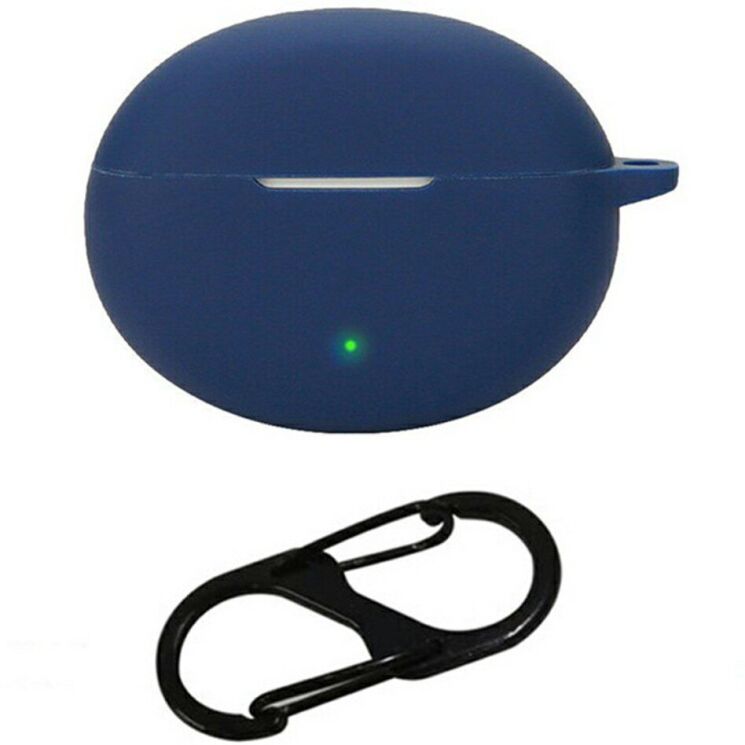 Захисний чохол Deexe Silicone Sleeve для OPPO Enco Air 4 - Dark Blue: фото 1 з 8