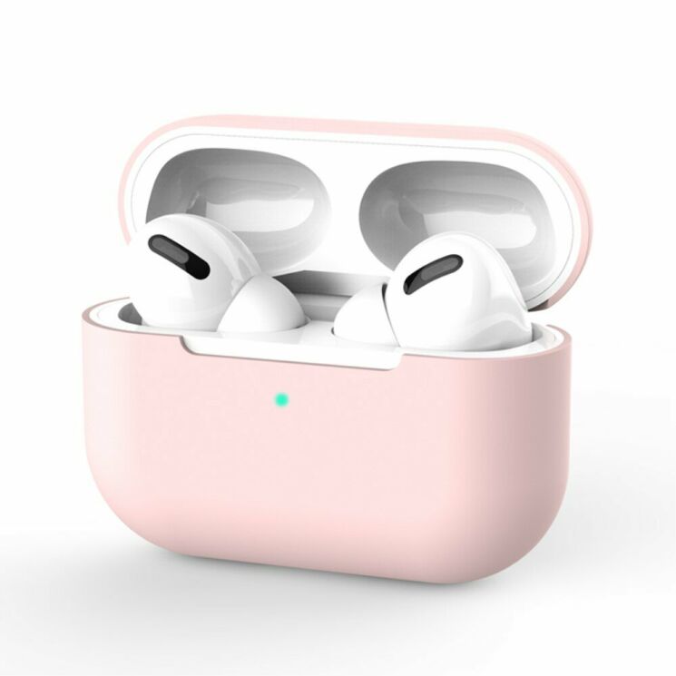 Захисний чохол Deexe Simple Style для Apple AirPods Pro - Pink: фото 1 з 10