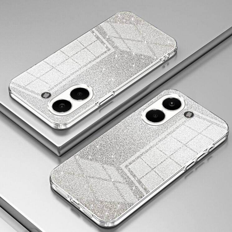 Защитный чехол Deexe Sparkles Cover для Xiaomi Poco X8 Pro - Transparent: фото 2 из 7