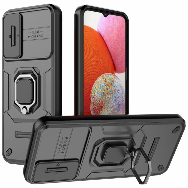 Защитный чехол Deexe Stellar Shield для Samsung Galaxy A14 (А145) - Black: фото 1 из 10
