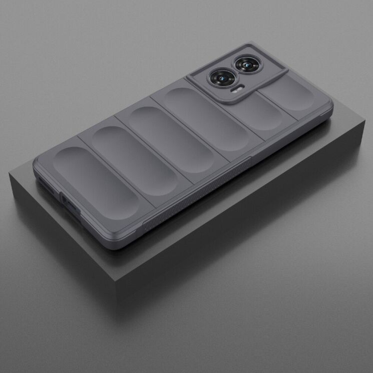 Защитный чехол Deexe Terra Case для Motorola Edge 50 Fusion - Dark Grey: фото 2 из 6
