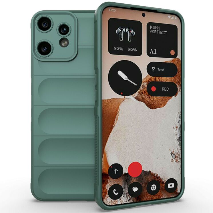 Захисний чохол Deexe Terra Case для Nothing CMF Phone 2 Pro - Green: фото 1 з 6
