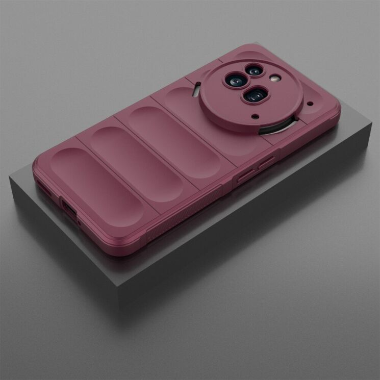 Защитный чехол Deexe Terra Case для Nothing Phone (3a) Pro - Wine Red: фото 3 из 8