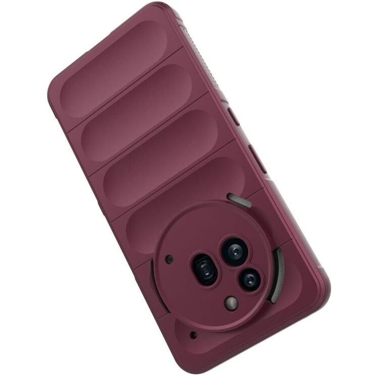 Защитный чехол Deexe Terra Case для Nothing Phone (3a) Pro - Wine Red: фото 2 из 8