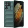 Защитный чехол Deexe Terra Case для Samsung Galaxy S21 Ultra (G998) - Green (300917G)