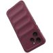 Силіконовий (TPU) чохол Deexe Terra Case для TECNO Spark 40 - Wine Red (402610WR). Фото 4 з 9