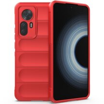 Захисний чохол Deexe Terra Case для Xiaomi 12T - Red: фото 1 з 6