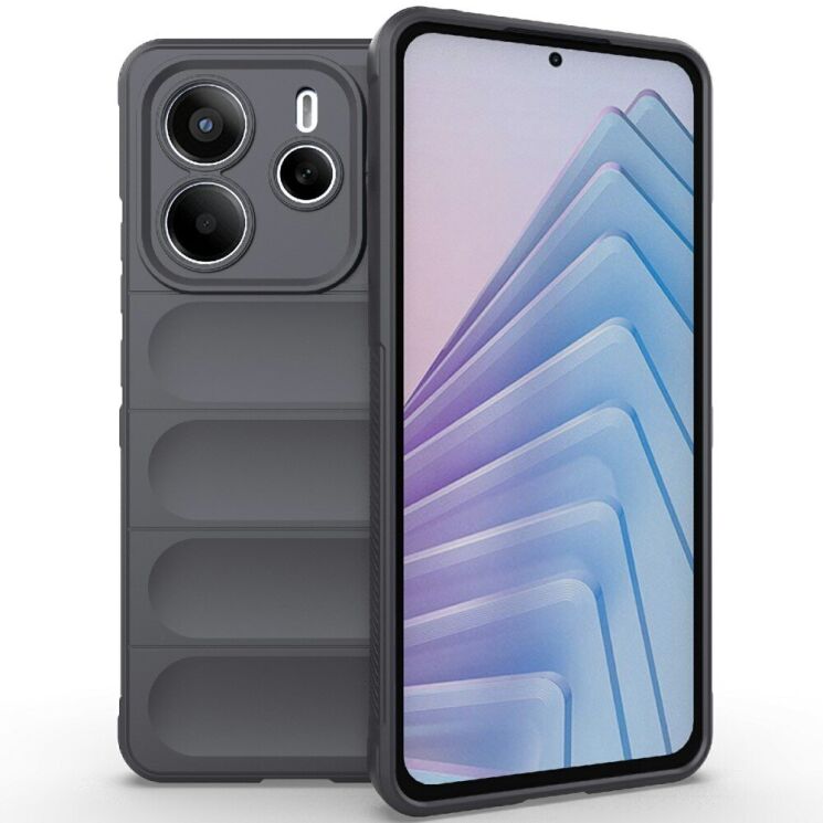 Защитный чехол Deexe Terra Case для Xiaomi Redmi Note 14 5G - Dark Grey: фото 1 из 6
