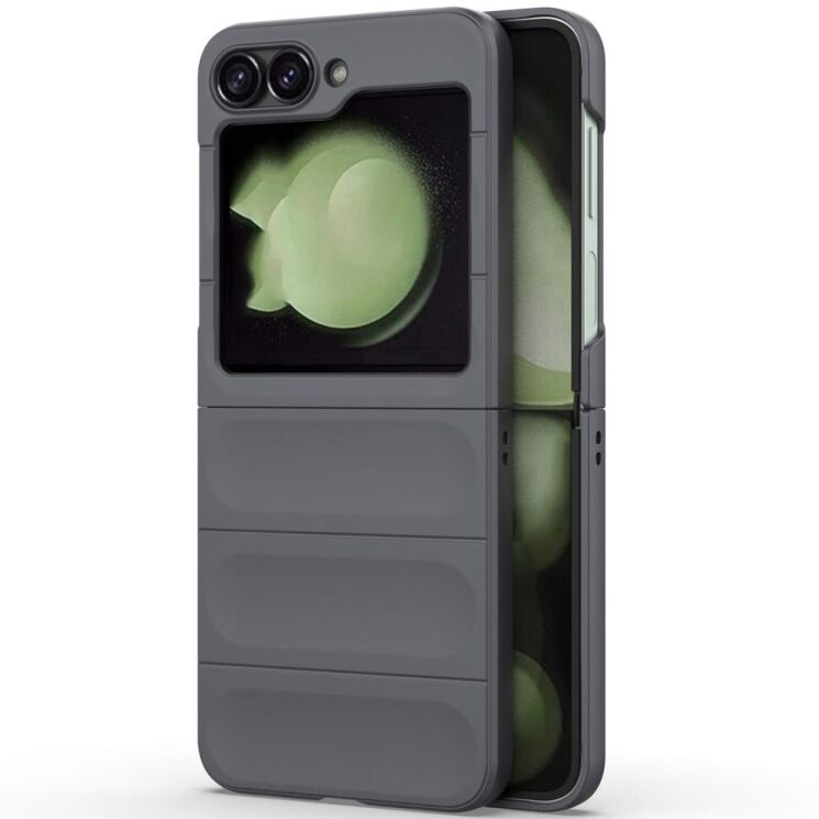 Защитный чехол Deexe Terra Case (FF) для Samsung Galaxy Flip 6 - Dark Grey: фото 2 из 7
