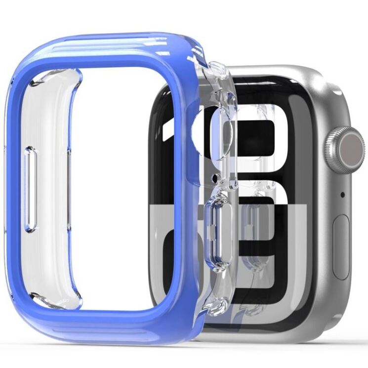 Защитный чехол DUX DUCIS Camo Series для Apple Watch 41 mm (7 / 8 / 9 Series) - Blue: фото 1 из 11
