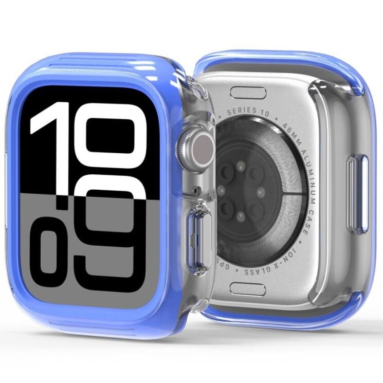 Защитный чехол DUX DUCIS Camo Series для Apple Watch 41 mm (7 / 8 / 9 Series) - Blue: фото 2 из 11