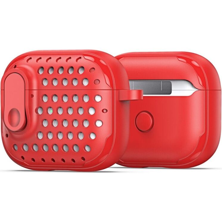 Захисний чохол DUX DUCIS PECM Series для Apple AirPods Pro - Red: фото 2 з 19