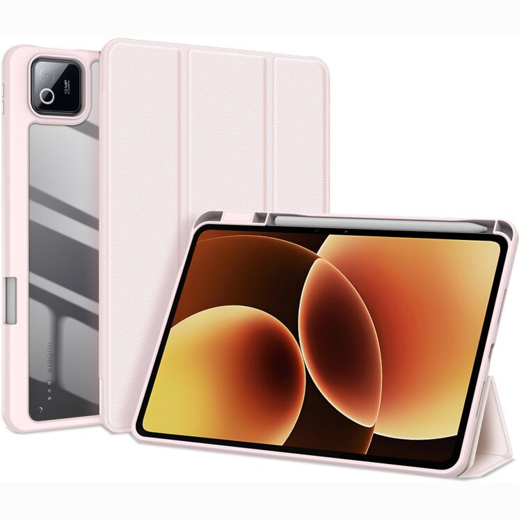 Захисний чохол DUX DUCIS TOBY Series для Xiaomi Pad 8 Pro / Pad 8 / Pad 7 Pro / Pad 7 - Pink: фото 2 з 11