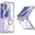 Защитный чехол GKK Aero Pulse для Samsung Galaxy Flip 8 - Transparent Purple: фото 1 из 6
