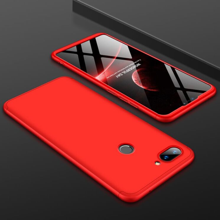 Захисний чохол GKK Double Dip Case для Xiaomi Mi 8 Lite - Red: фото 8 з 15