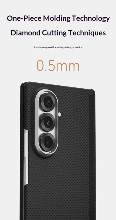 Защитный чехол GKK Dual Axis Case для Samsung Galaxy Fold 8 Ultra - Black: фото 13 из 14