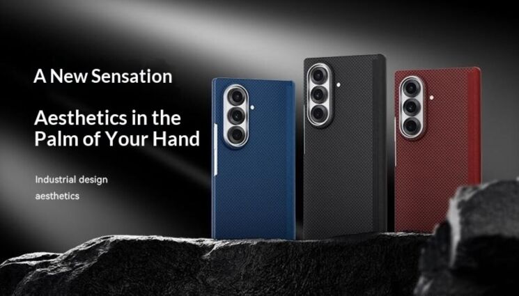 Защитный чехол GKK Dual Axis Case для Samsung Galaxy Fold 8 Ultra - Black: фото 2 из 14