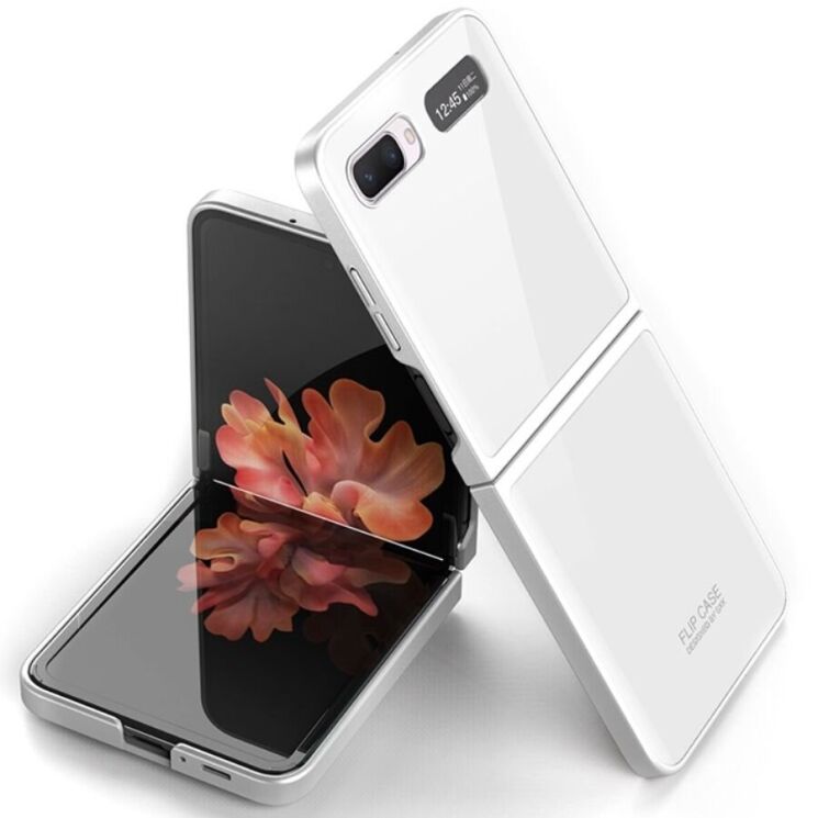 Защитный чехол GKK Flip Case для Samsung Galaxy Flip - White: фото 1 из 7