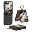 Защитный чехол GKK Ring Holder для Motorola Razr 60 Ultra - Black (380415B)