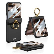Защитный чехол GKK Ring Holder для Motorola Razr 60 Ultra - Black: фото 1 из 7