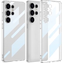 Защитный чехол GKK Space Frame для Samsung Galaxy S25 Ultra (S938) - Transparent: фото 1 из 9