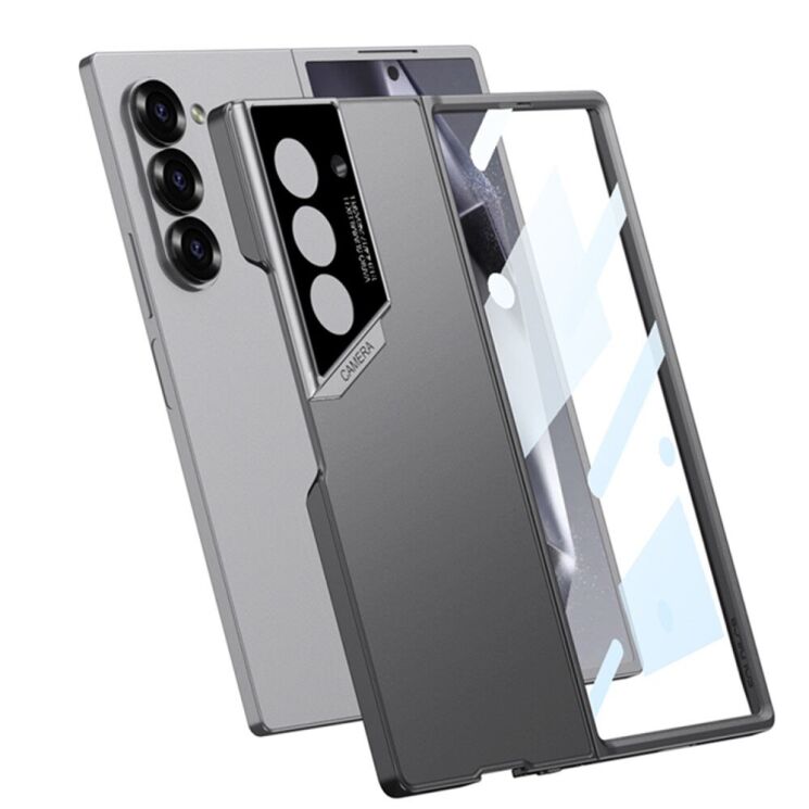 Захисний чохол GKK Titanium для Samsung Galaxy Fold 6 - Grey: фото 5 з 6