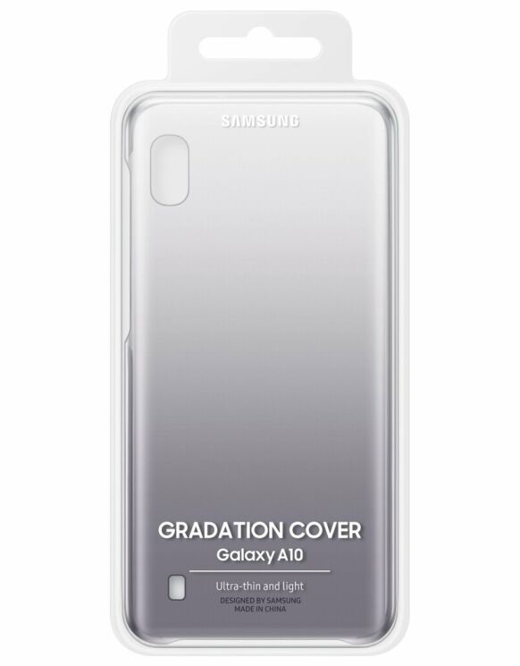 Захисний чохол Gradation Cover для Samsung Galaxy A10 (A105) EF-AA105CBEGRU - Black: фото 6 з 8